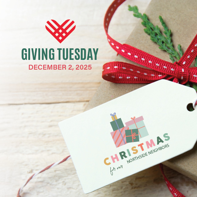 Giving Tuesday

December 2
100% of your donation on Giving Tuesday will support efforts to bring the joy of the holidays and the love of Christ to families in need in our community.

Give Now
