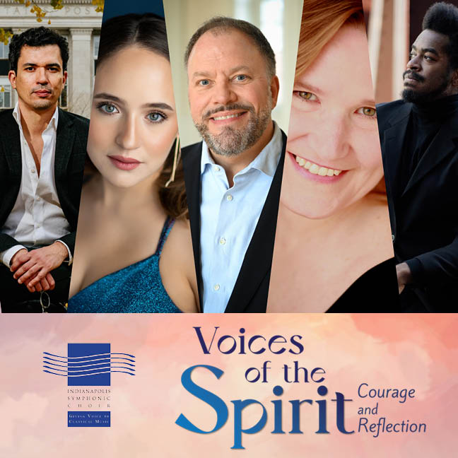Sacred Arts Series
Voices of the Spirit: Courage and Reflection

May 17, 3&nbsp;PM |&nbsp;Sanctuary
The Indianapolis Symphonic Choir explores the intersection of singing and spirituality, bringing audiences messages of inspiration, hope, and peace.

Learn More
