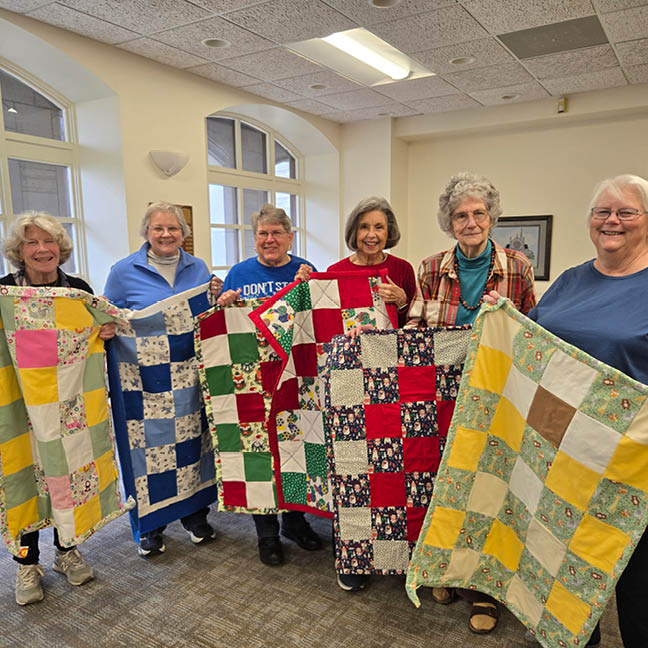 Monday Mission Sewing

Mondays, 9 AM &ndash; 1 PM | Room 230
Enjoy sewing? Join a welcoming group that creates items for local charities. Materials are provided, or bring your own. All ages and skill levels welcome

Learn More
