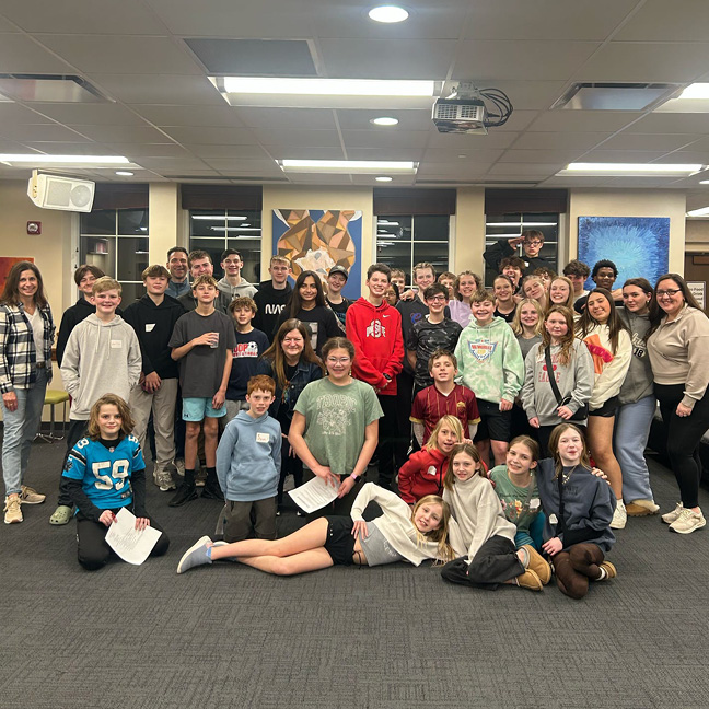 Wednesday Night Youth Group

Wednesdays, 6:30–8 PM | Youth Suite
(September - May)

Join us Wednesday, September 10, 6:30 – 8 PM, for our Youth Ministries Kickoff in the Far North Parking Lot!

Learn More

